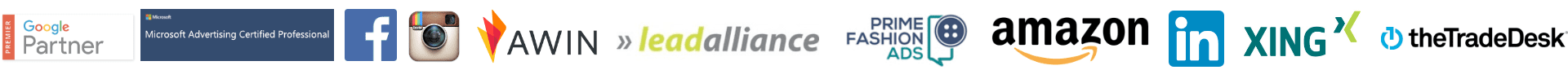 Partnerlogos Logos der Partner von AnalyticaA